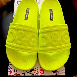 Brand New Women’s D&G Logo Slides 
Size 8